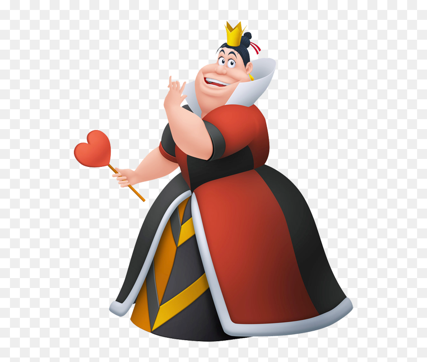 Queen Of Hearts Clipart Jpg Black And White Queen Of - Queen Of Hearts Alice In Wonderland, HD Png Download - king of hearts png