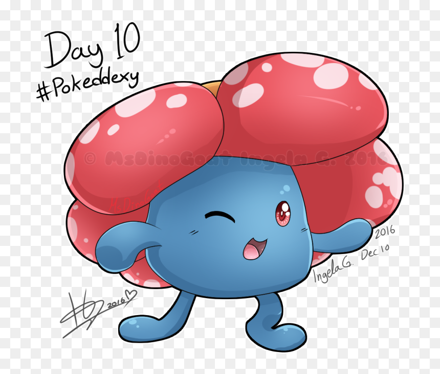 Day 10 Vileplume - Cartoon, HD Png Download - vileplume png