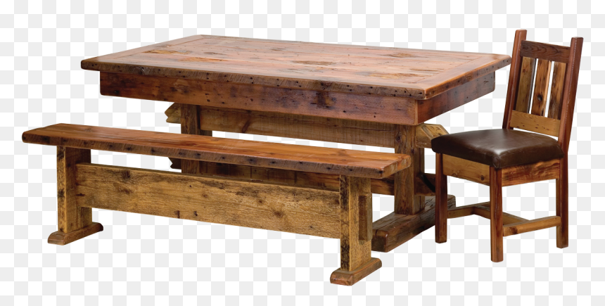 Coffee Table, HD Png Download - rustic wood png