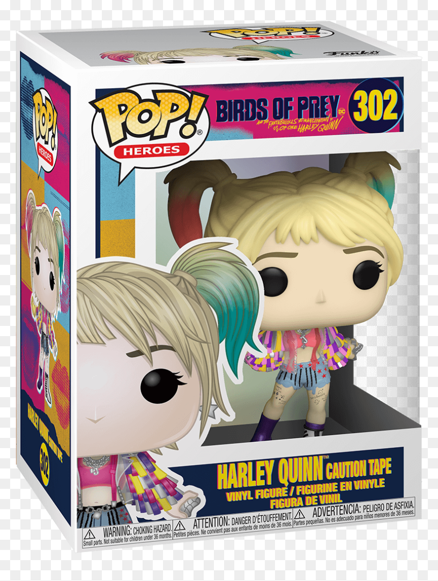 Funko Pop Harley Quinn Caution Tape, HD Png Download - reinhardt hammer png