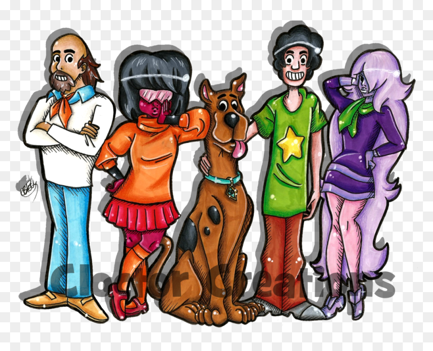 Steven Universe And Crossover - Scooby Doo Steven Universe, HD Png Download - shaggy scooby doo png