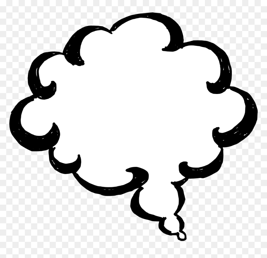 50 Hand Drawn Comic Speech Bubbles Vector Svg Png , - Portable Network ...