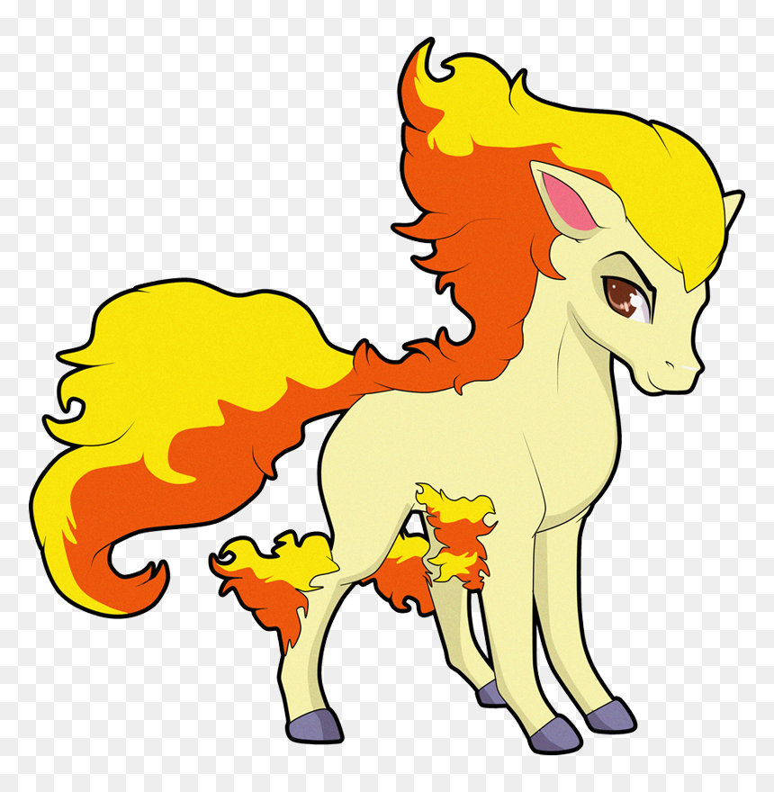Important Notice Pokemon Shiny-ponyta Is A Fictional - Ponyta Png, Transparent Png - ponyta png