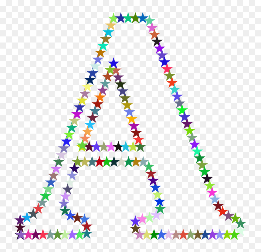 Triangle,body Jewelry,art, HD Png Download - rainbow stars png