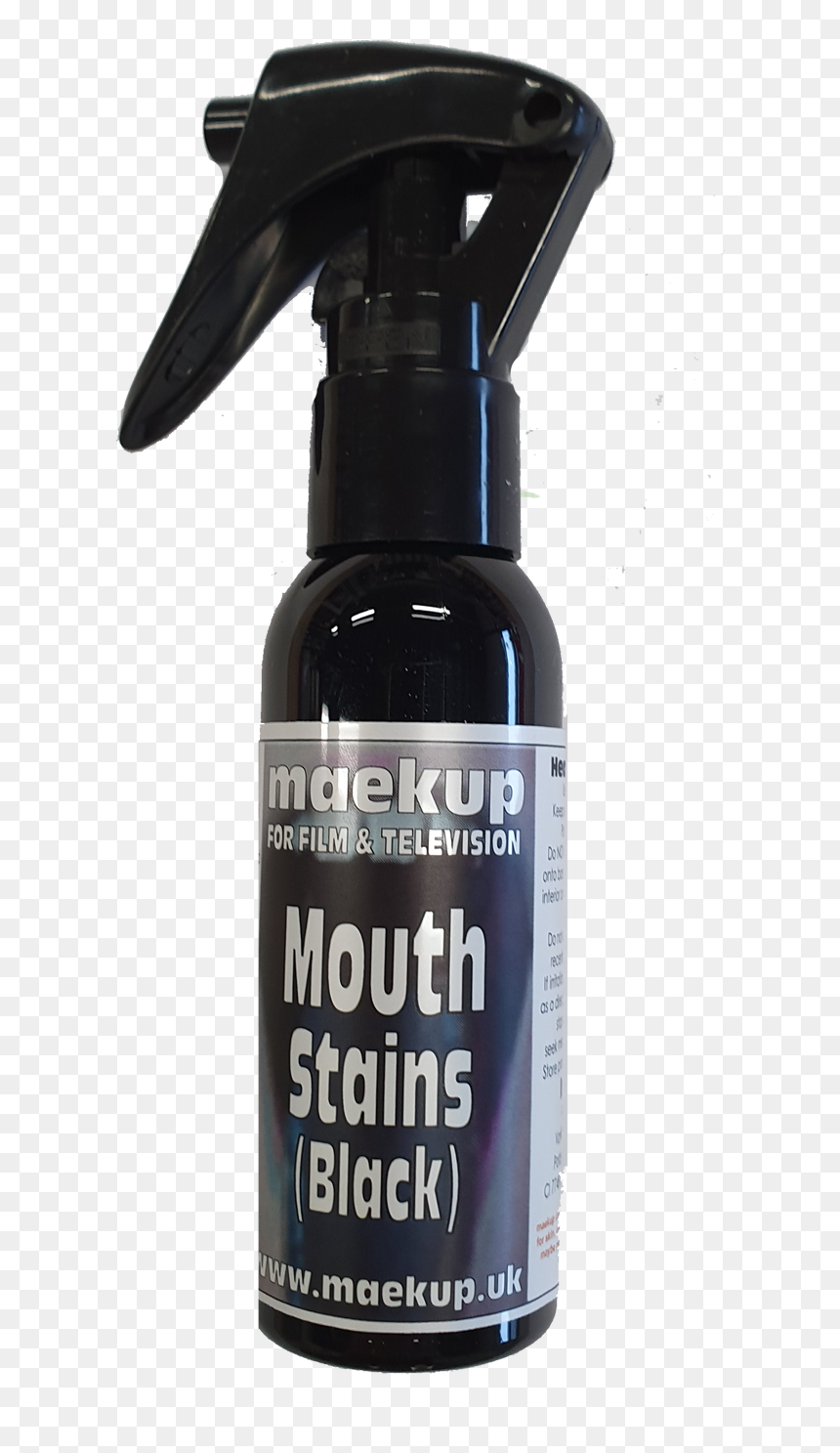 Maekup Mouth Stain Black - Bottle, HD Png Download - grime texture png