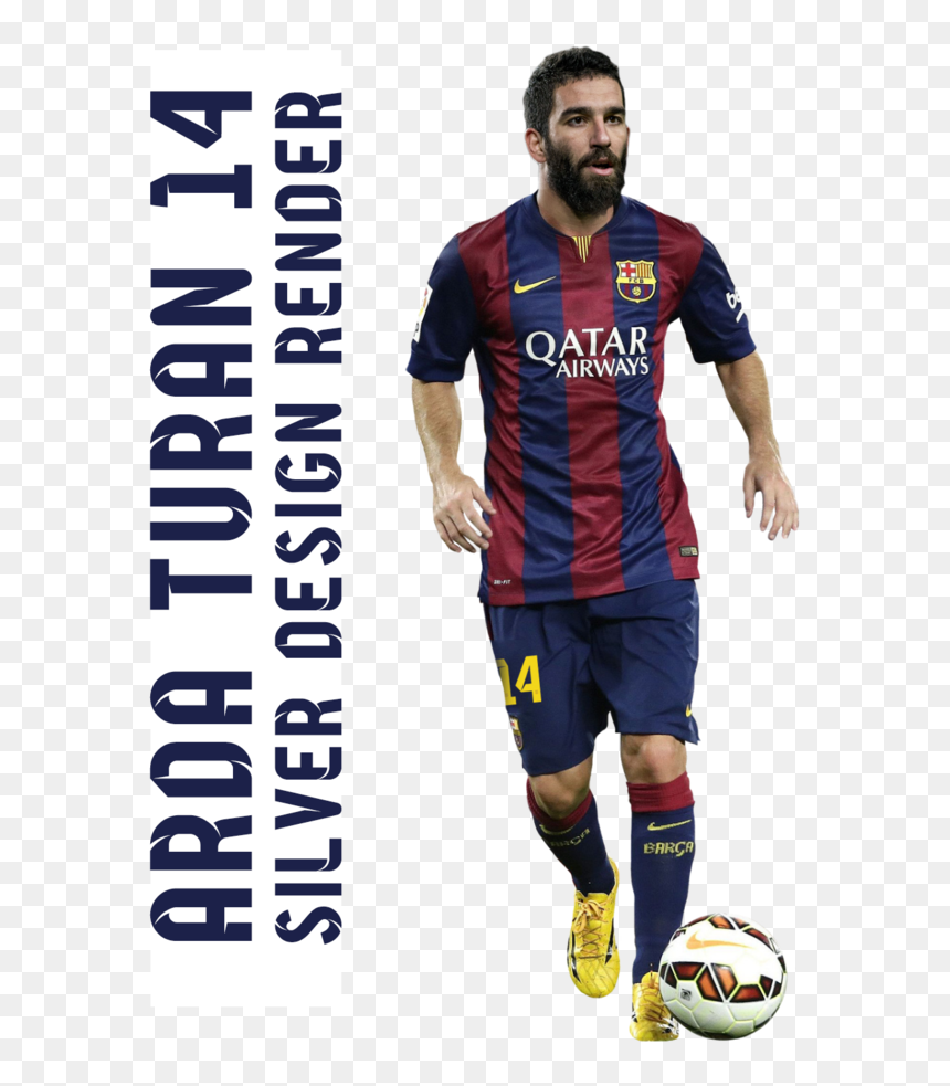 Arda Turan Wallpaper - Arda Turan Barcelona Png, Transparent Png - barca png