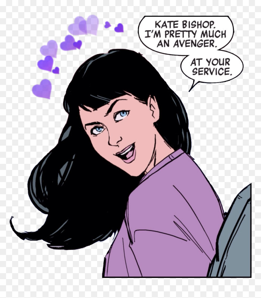 Transparent Hawkeye Comic Png - Kate Bishop Im Pretty Much An Avenger, Png Download - marvel comics png