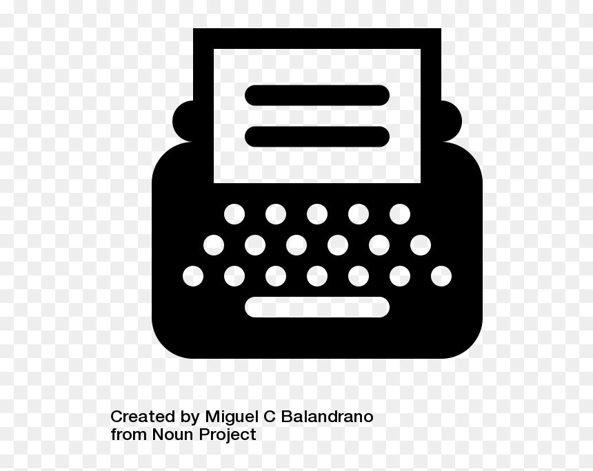 Portable Network Graphics, HD Png Download - typewriter icon png
