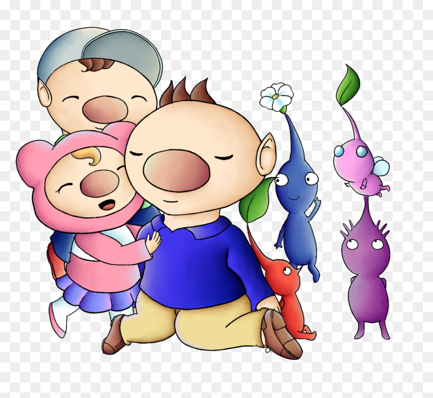 Oof, I Recently Played The First Two Pikmin Games - Cartoon, HD Png Download - pikmin png