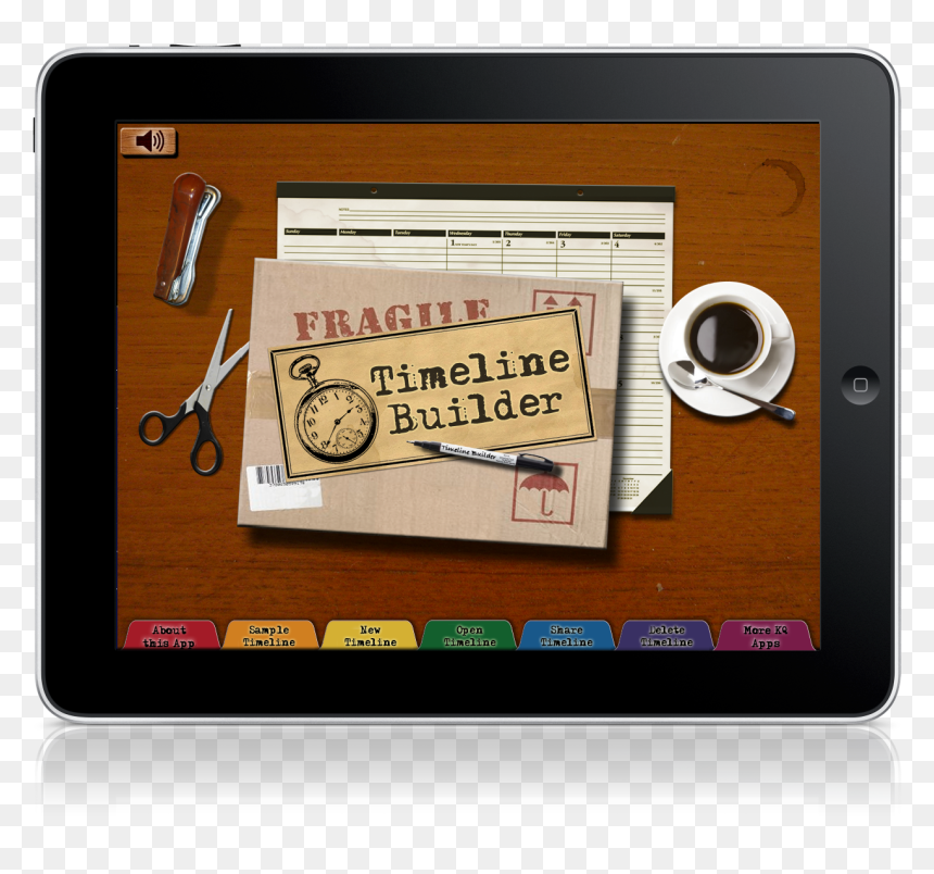 Tablet Computer, HD Png Download - blank timeline png