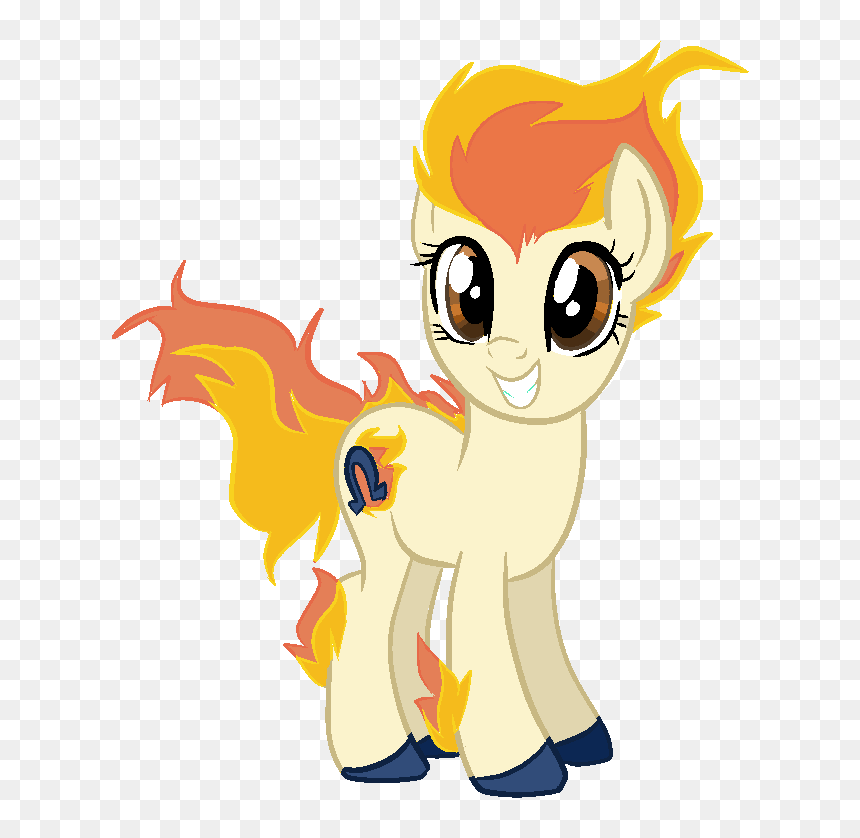 Pokémon Firered And Leafgreen Pony Yellow Cartoon Mammal - Ponyta My Little Pony, HD Png Download - ponyta png