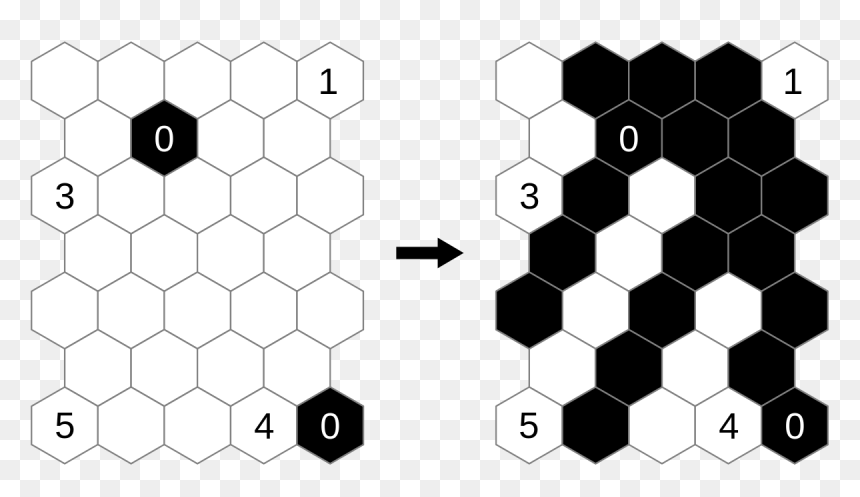 Circle, HD Png Download - hexagon grid png