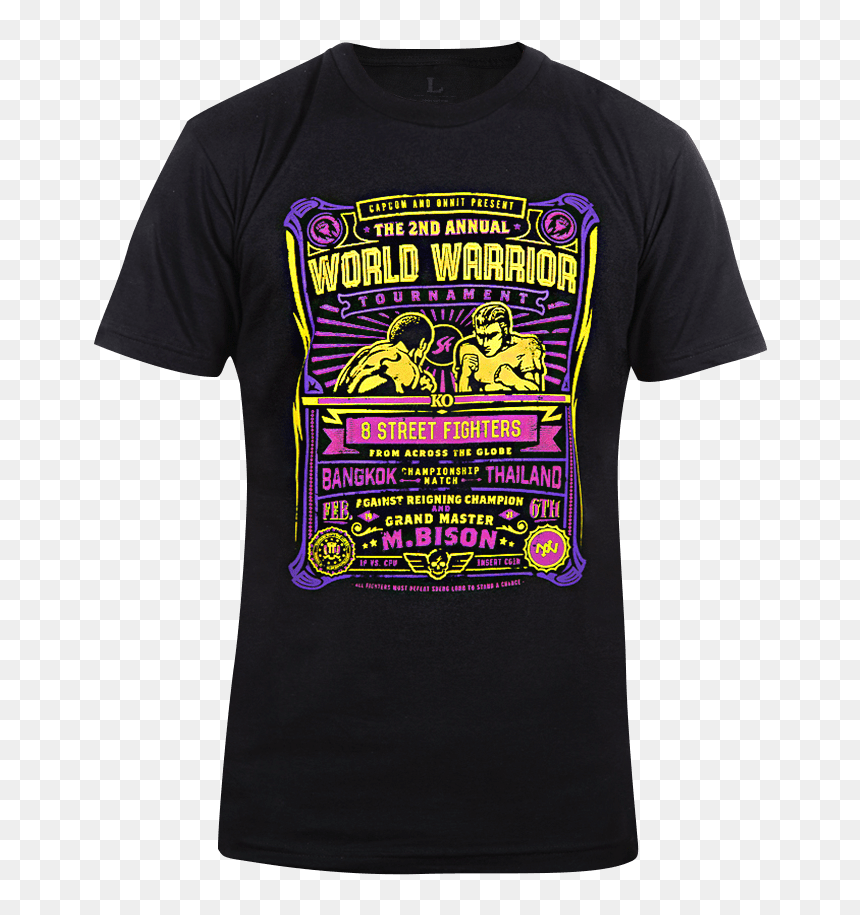 Street Fighter Poster Arcade - T-shirt, HD Png Download - street fighter ko png