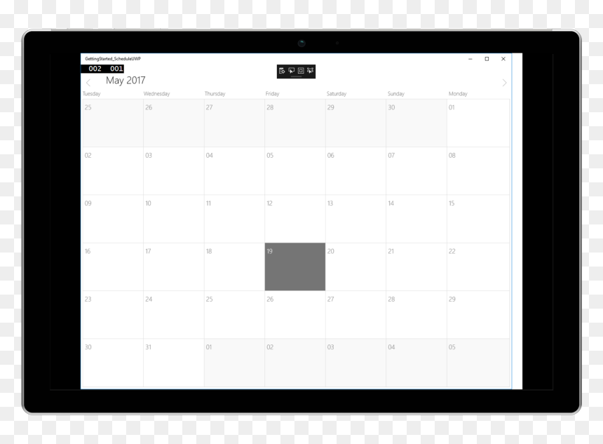 Timeline View In Uwp Schedule - Nextbook 8, HD Png Download - blank timeline png