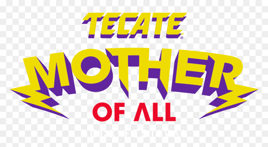 Tecate Mother Of All Rock Festival Logo Monterrey , - Mother Of All Logo Png, Transparent Png - tecate logo png