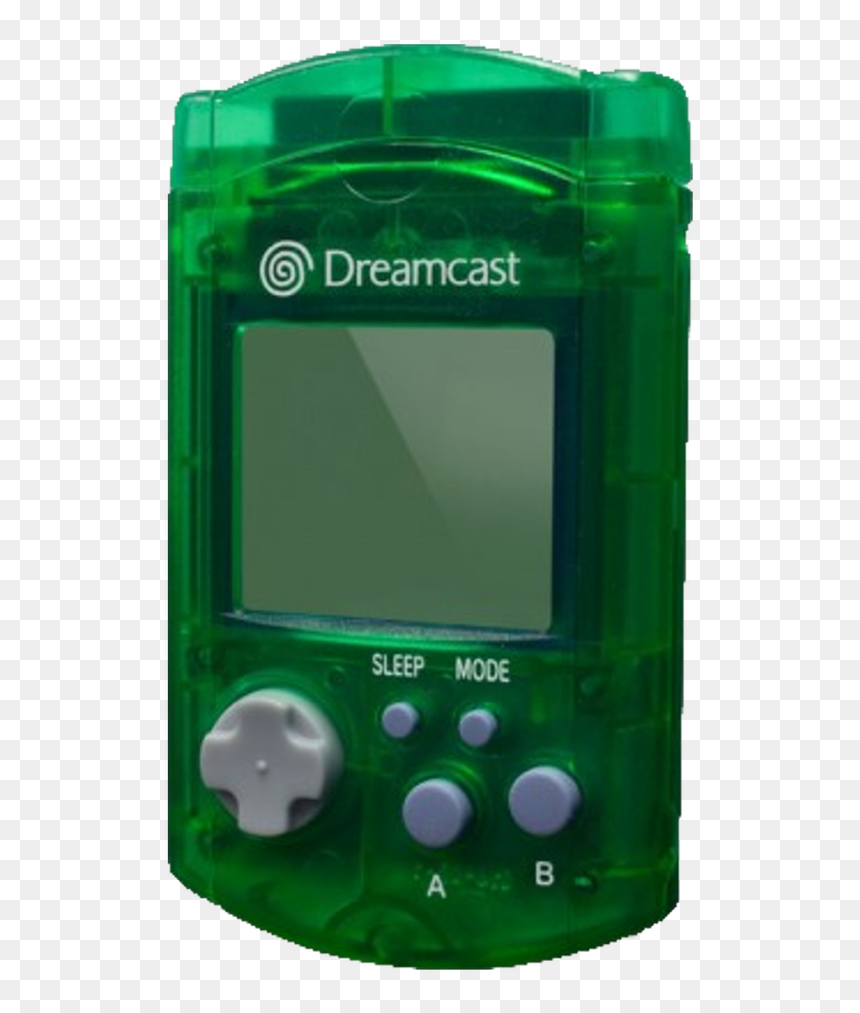 Sega Dreamcast Vmu Virtual Memory Unit [green] - Sega Dreamcast Vmu, HD Png Download - sega dreamcast png