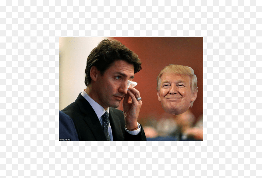 Tucker Carlson Justin Trudeau, HD Png Download - trump thumbs up png