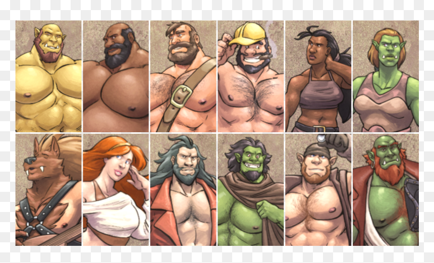 Bastard Bonds Nude Sprites, HD Png Download - reviewbrah png
