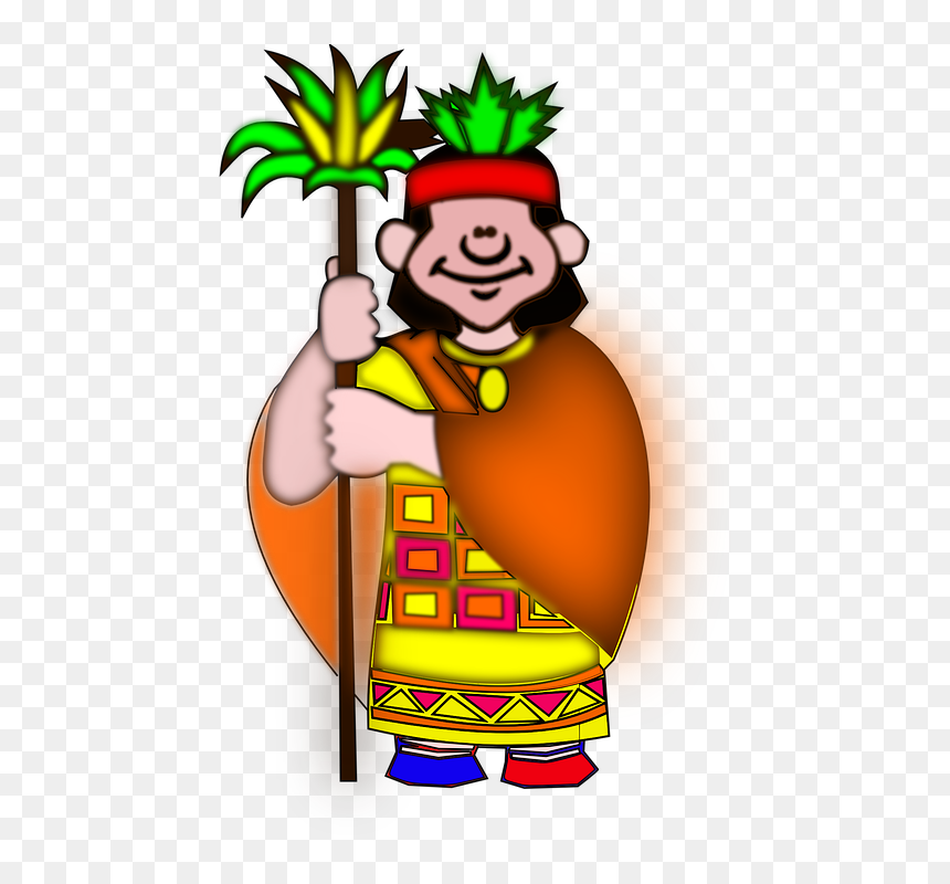 Native American Indian Or Aztec, Arrows And Borders - Inca Cartoon, HD Png Download - american indian png