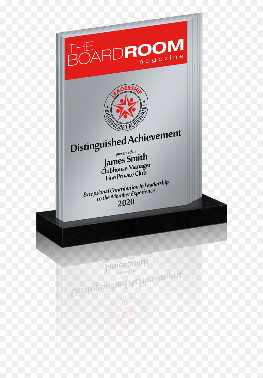 Distinguished Achievement In Leadership - Trophy, HD Png Download - marina joyce png