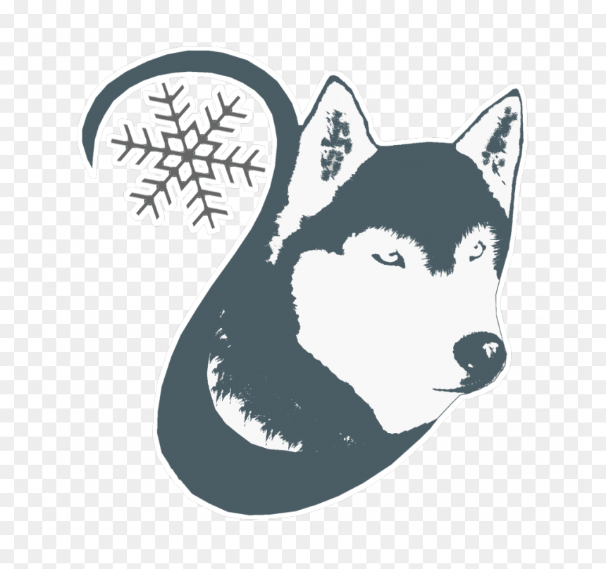 Le Husky Des Neiges Logo - 丸 に 三 つ 柏, HD Png Download - husky logo png