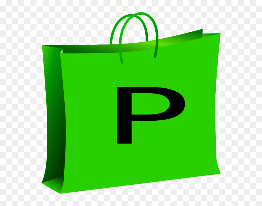 Tasche Blau Clipart, HD Png Download - compras png