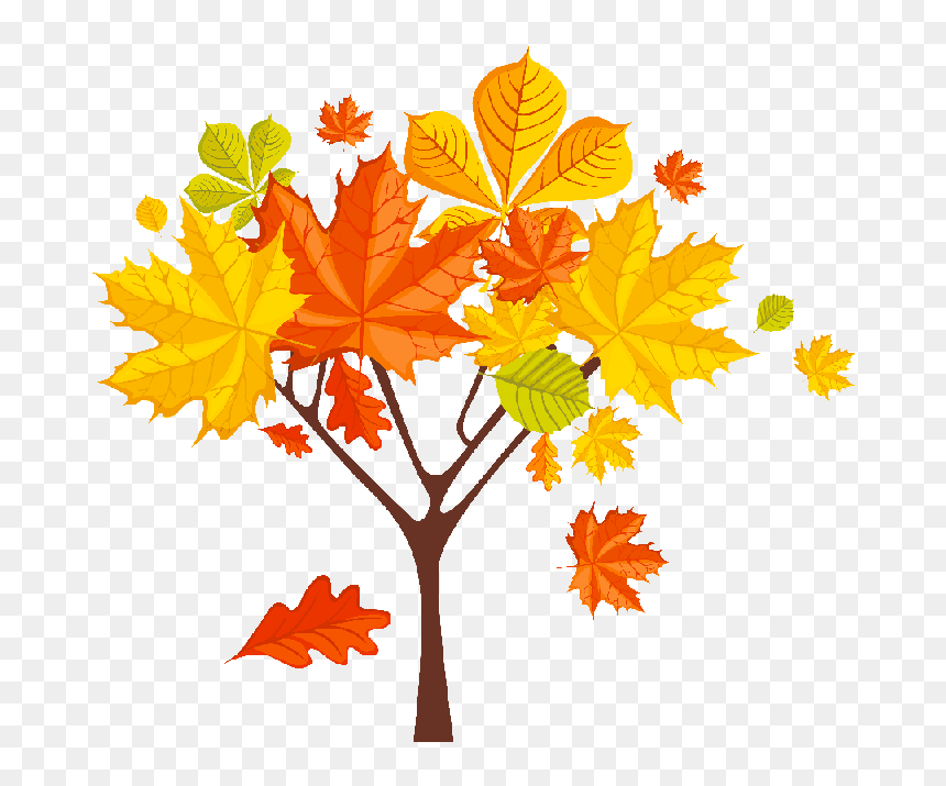 Autumn Song Clipart, HD Png Download - hojas de otoño png