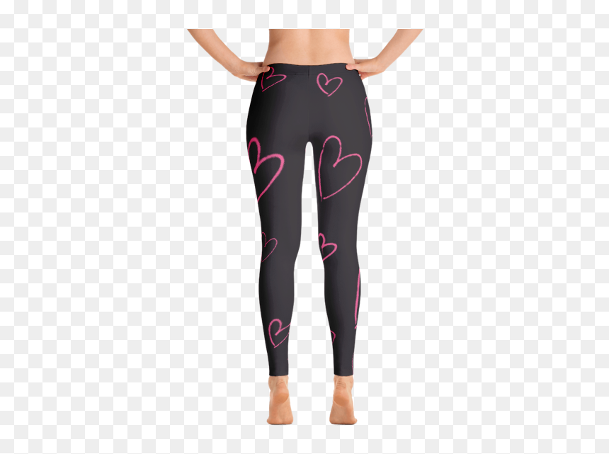 Pornhub Leggings, HD Png Download - corazon rosa png