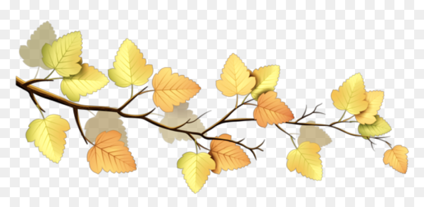 #ftestickers #freetoedit #branch #rama #hojas #leaves - Rama De Hojas Amarllas Png, Transparent Png - hojas de otoño png