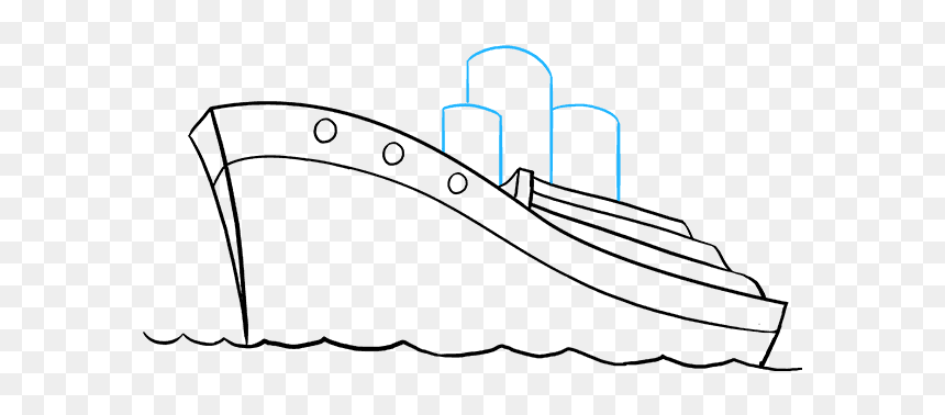 How To Draw Ship, HD Png Download - sunken ship png