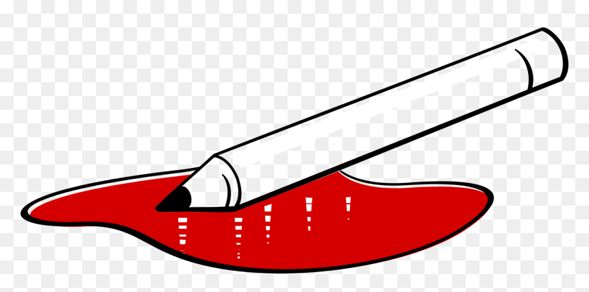 Blood Vessel Pencil Drawing Red Free Commercial Clipart - Blood Pencil Png, Transparent Png - sangue png