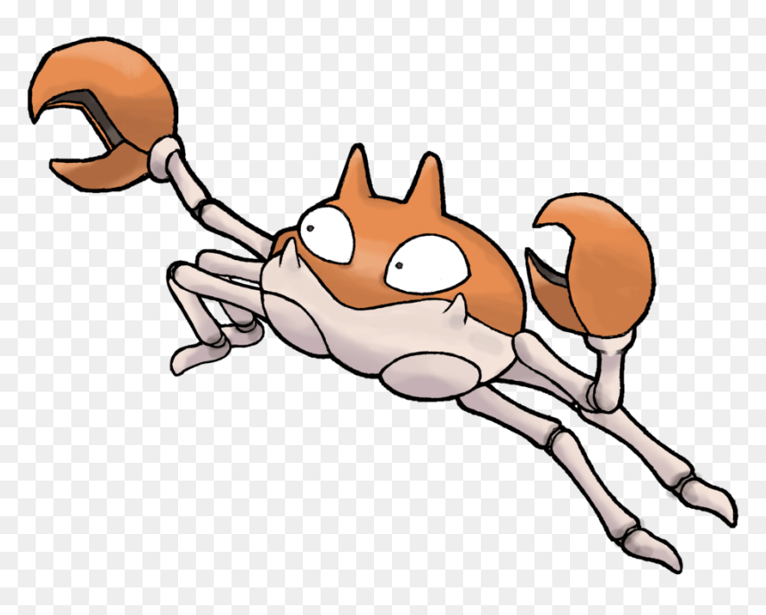 098 Ash"s Krabby - Krabby Png, Transparent Png - krabby png