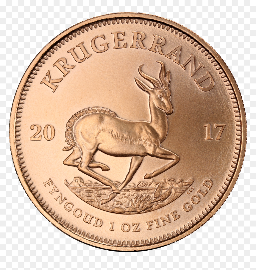 1 Oz Krugerrand 2017 Wertseite, HD Png Download - 2017 gold png