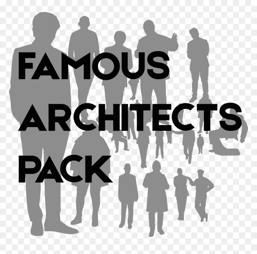 Silhouette, HD Png Download - architecture entourage png