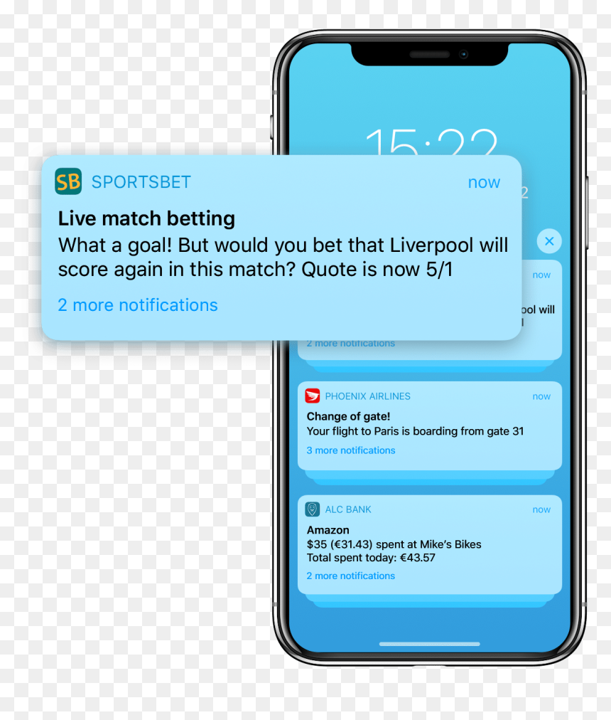 App Push Notification, HD Png Download - bet png