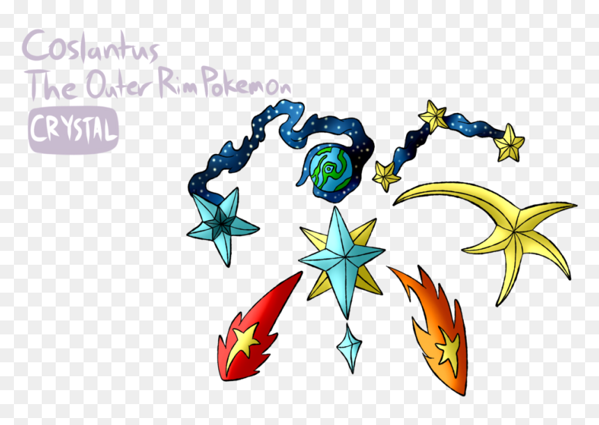Comet Clipart Outer Space - Illustration, HD Png Download - pokemon crystal png