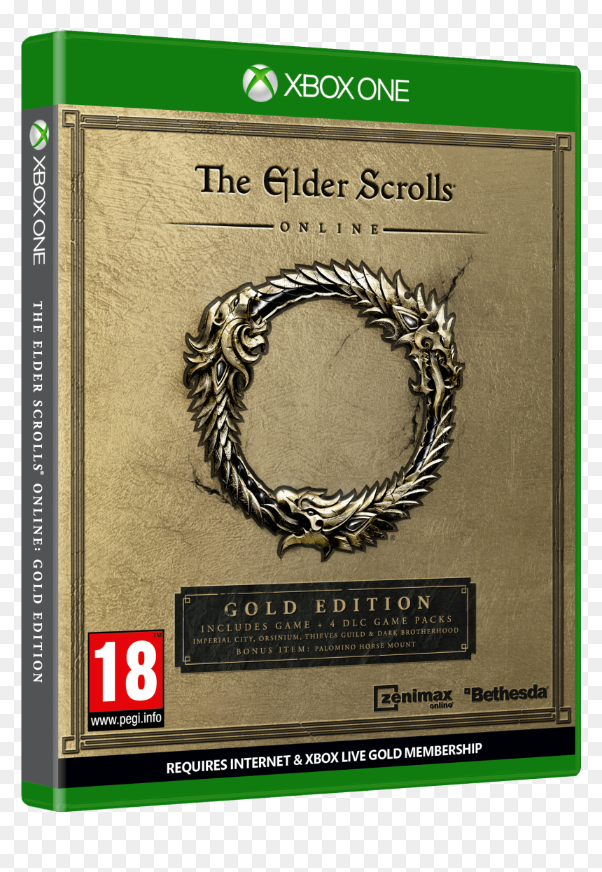 Esogold One 3d Boxfront En Pegi - Elder Scrolls Online Gold Edition Ps4, HD Png Download - eso png