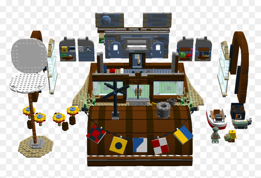 Lego Krusty Krab Moc, HD Png Download - krabby png