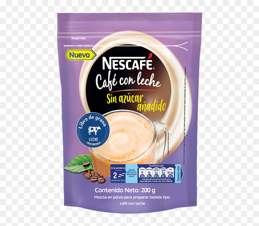 Cappuccino, HD Png Download - cafe con leche png