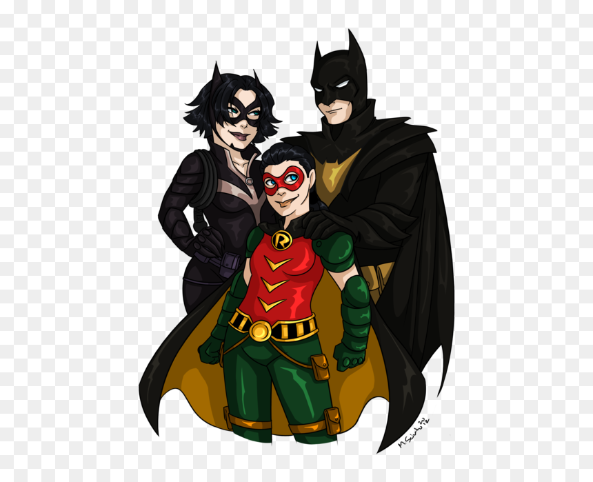 Batman Catwoman Family, HD Png Download - batman telltale png