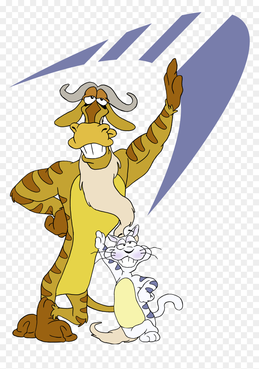 Gnu And Bola - Parabola Gnu Linux Logo, HD Png Download - parabola png