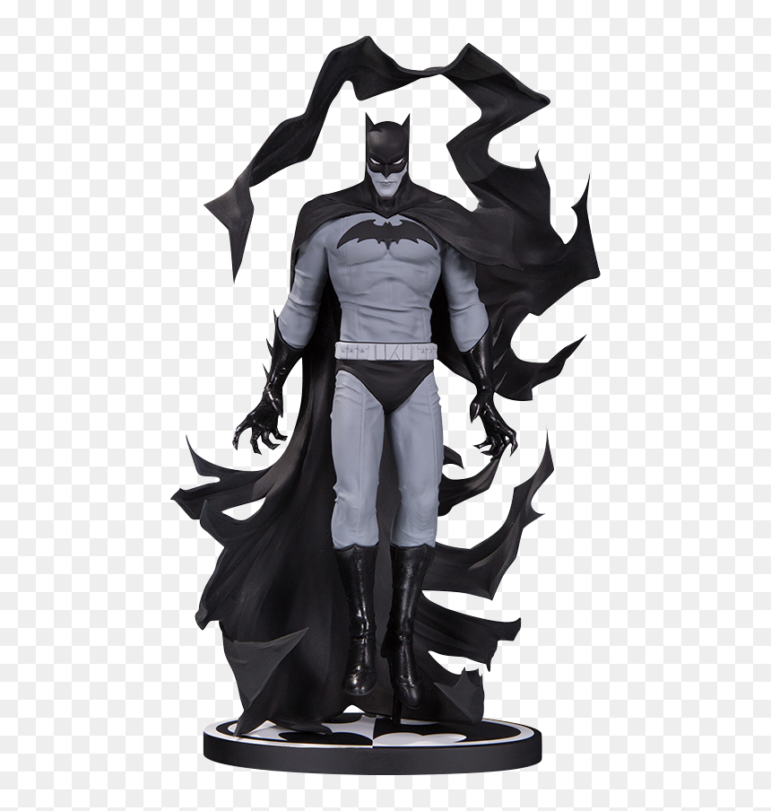 Batman Black & White Statue By Becky Cloonan, HD Png Download - batman telltale png