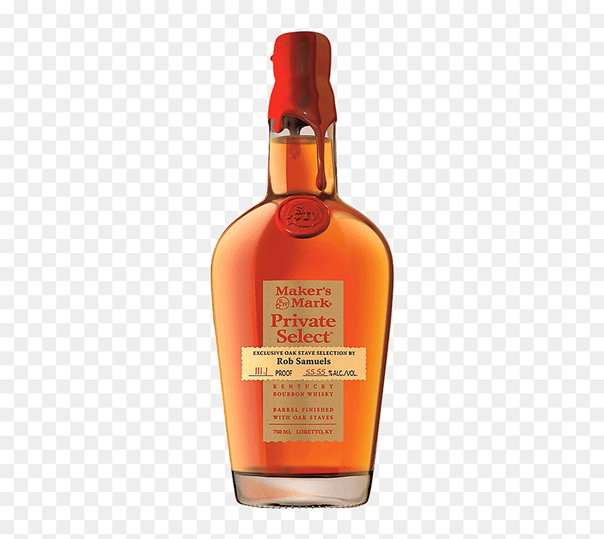 Maker"s Mark Bourbon Private Barrel Select 750ml - Maker's Mark Private Select Bourbon, HD Png Download - makers mark png