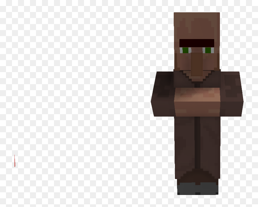 Xl7tsjl - Cartoon, HD Png Download - minecraft villager png