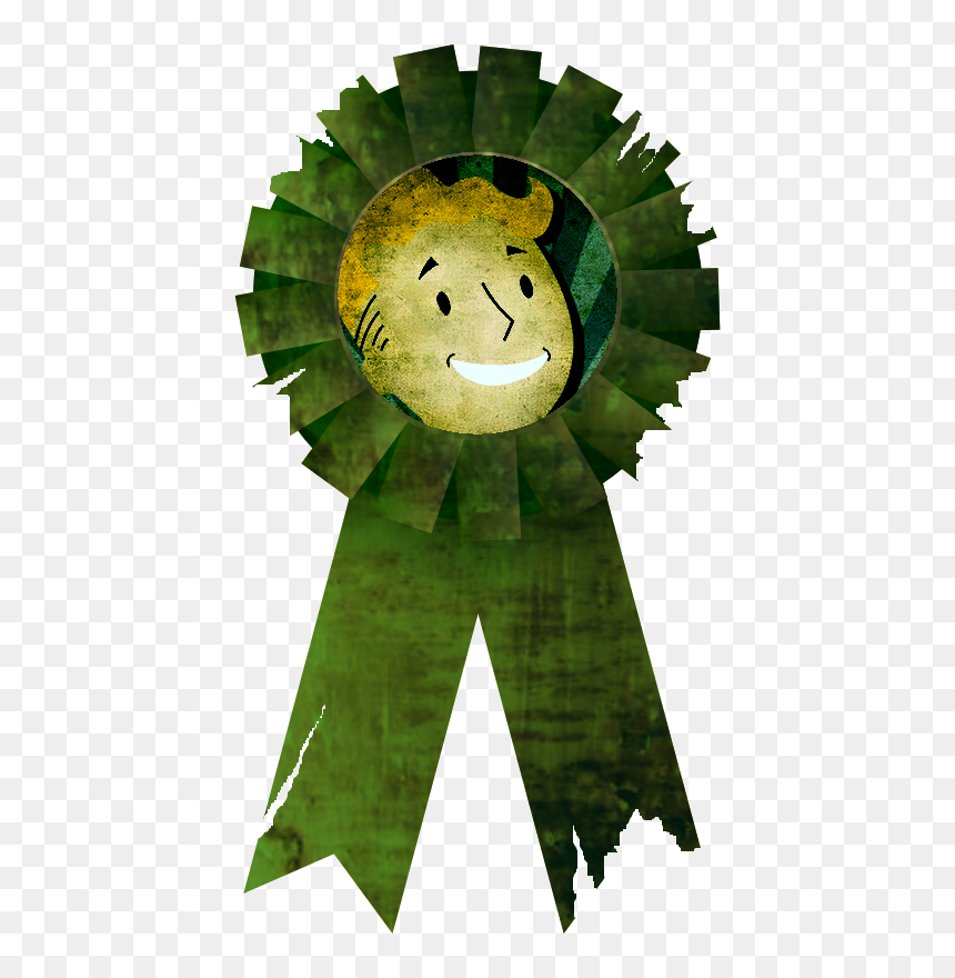 Blue Prize Ribbon Png, Transparent Png - vault tec png