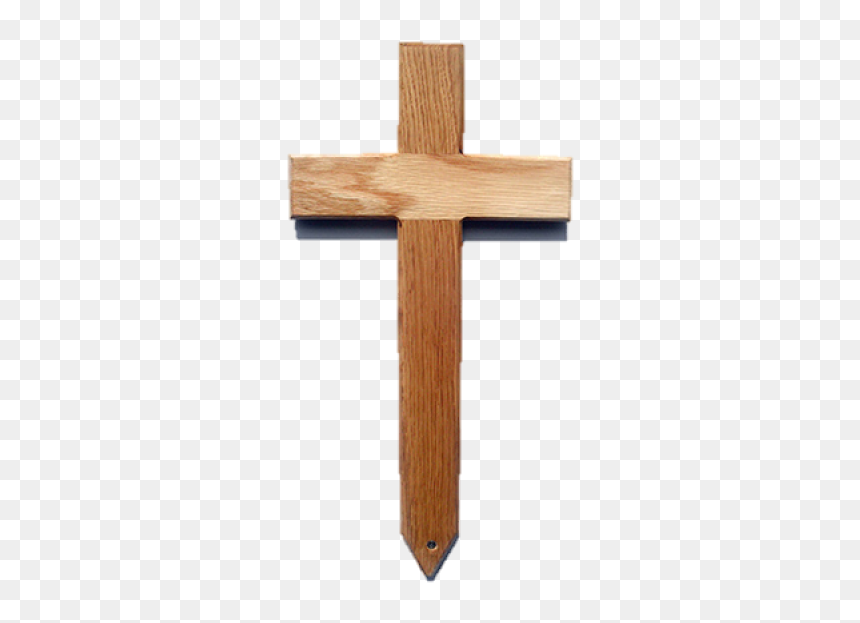 Wooden Grave Cross Png, Transparent Png - wooden stake png