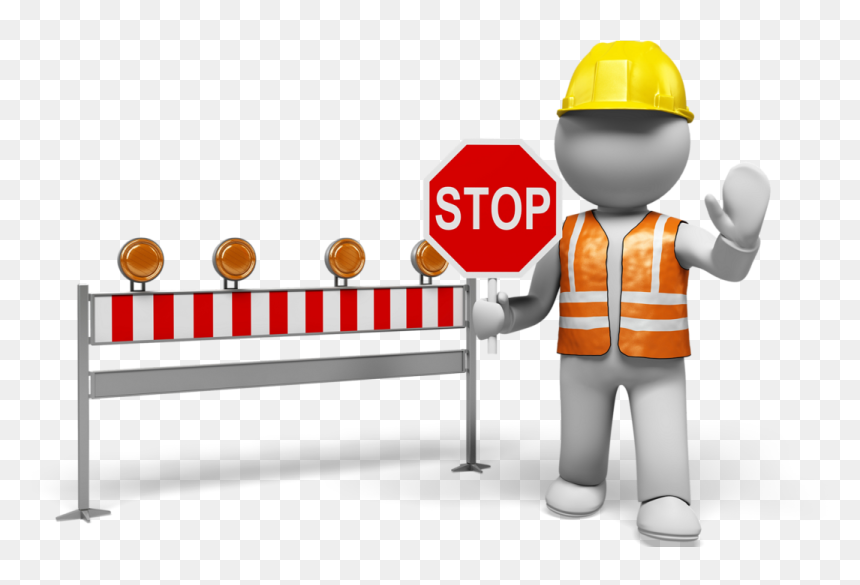 Stop Sign, HD Png Download - roadblock png
