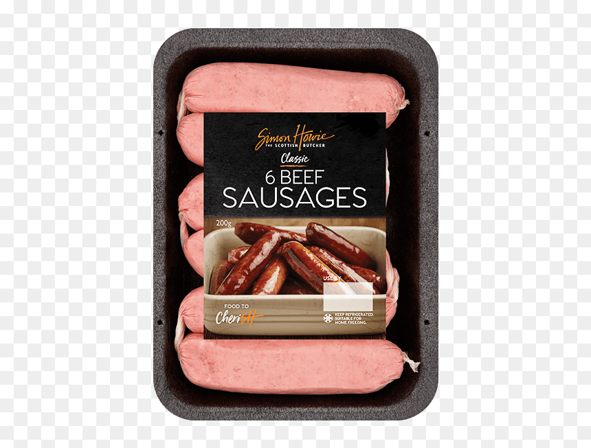 Beef Sausages 200g - Breakfast Sausage, HD Png Download - sausage party png