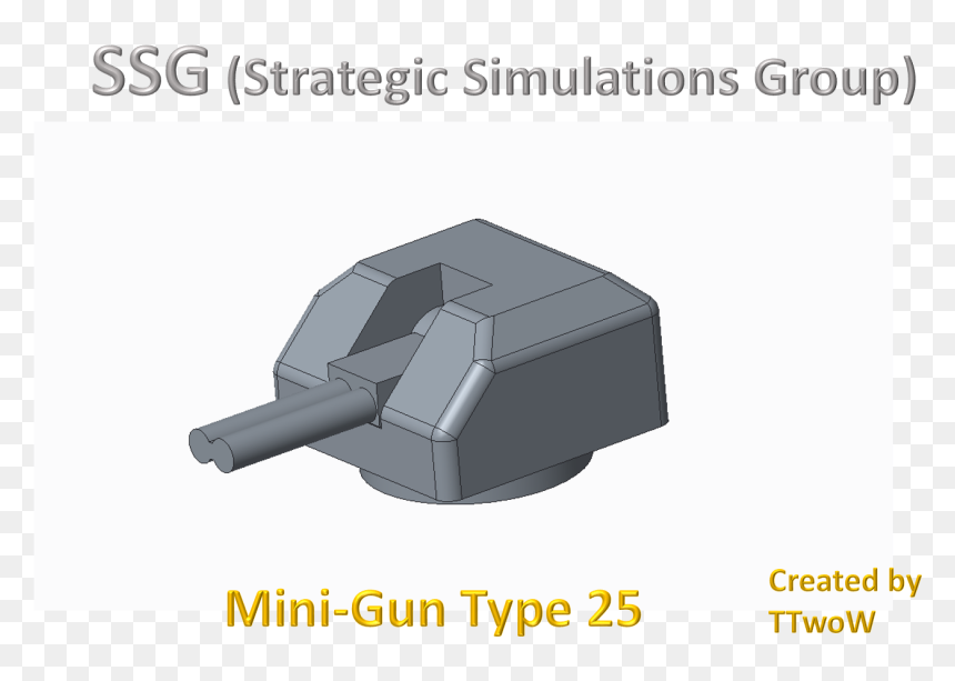 Mini-gun Type 25 For Lego , Png Download - Tool, Transparent Png - mini gun png
