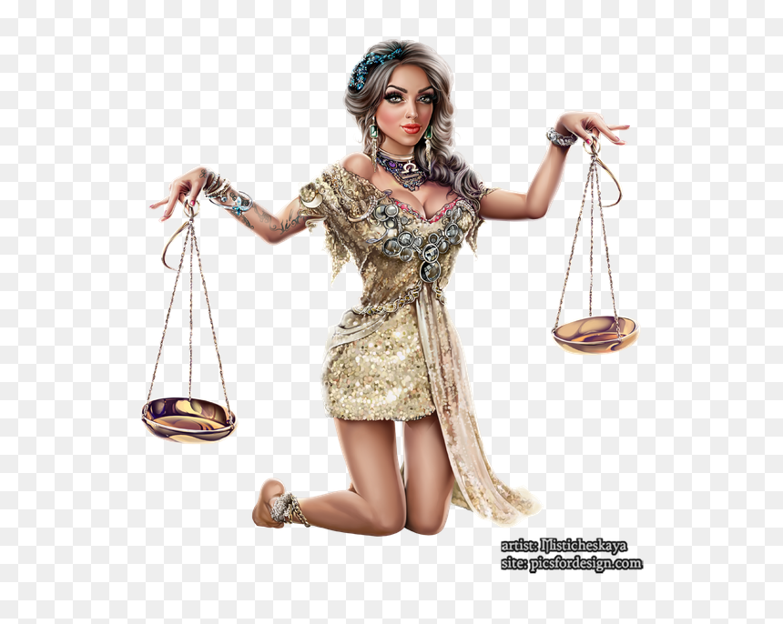 Libra - Libra Woman Png, Transparent Png - libra scale png